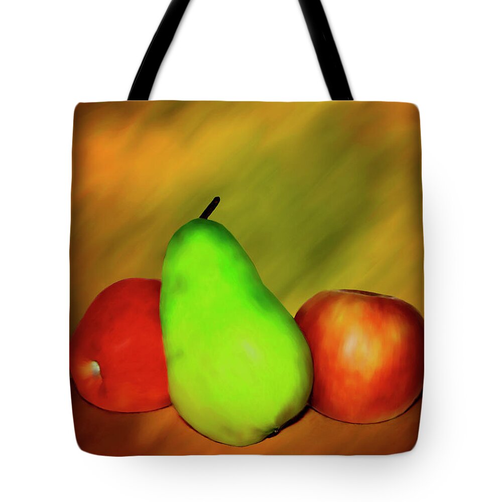 Fruit Tote Bag featuring the photograph Menage a Troi by Kurt Van Wagner