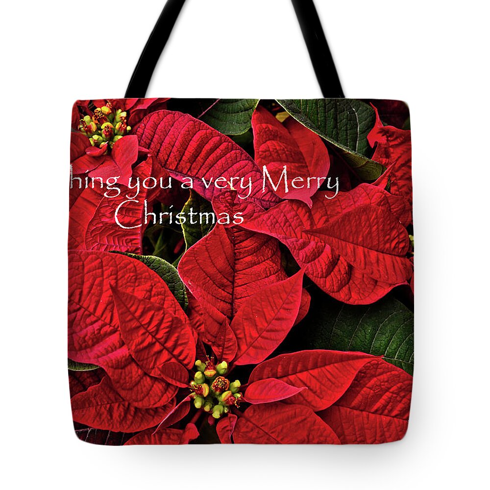 Background Tote Bag featuring the photograph Merry Christmas by Ann Bridges