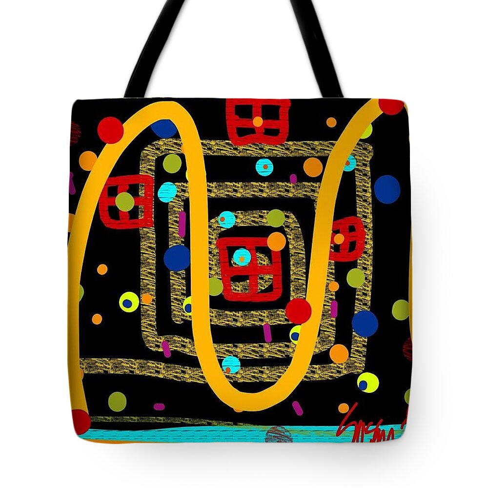  Tote Bag featuring the digital art Merry Kissmass by Susan Fielder
