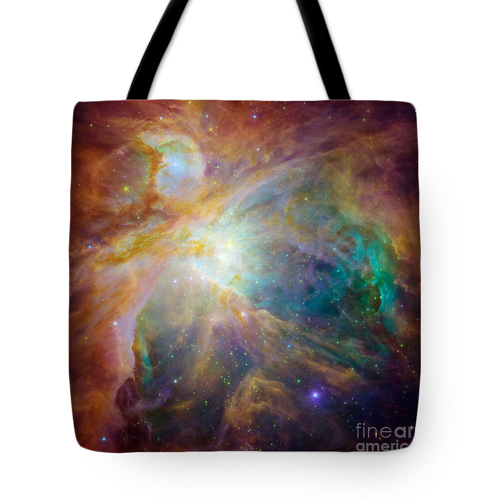 Orion Tote Bag featuring the photograph Orion Nebula by Nasa Jpl