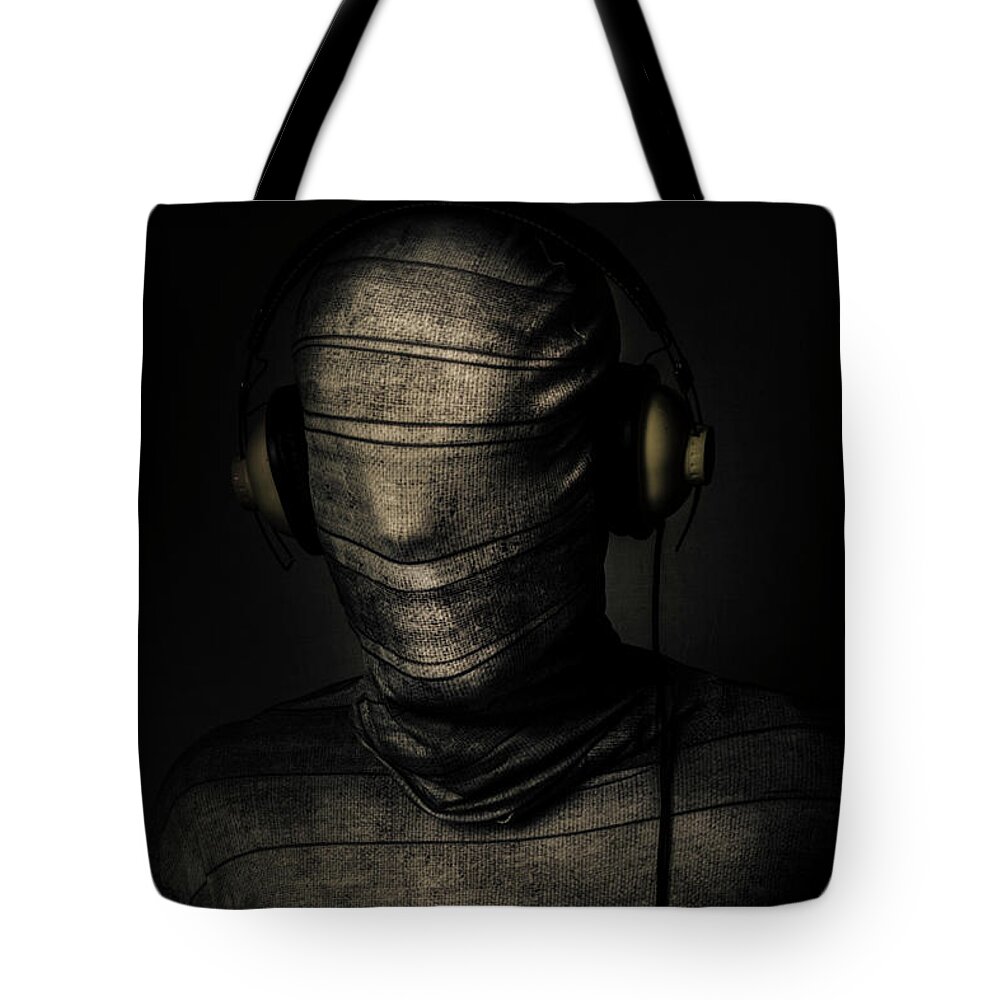 Death Tote Bag featuring the photograph Metal Monster Mummy by Jorgo Photography