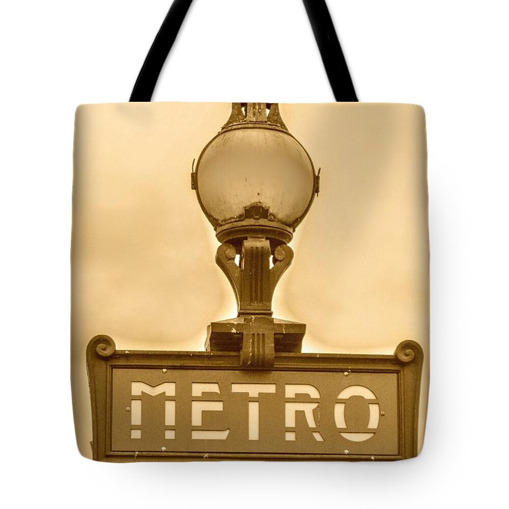 Paris Metro Tote Bags