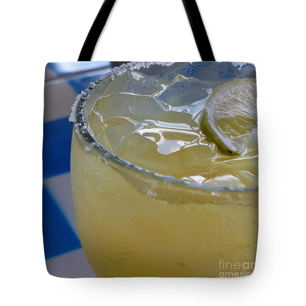 Glass Tote Bag featuring the photograph Mexican Margarita - On the Rocks with Salt by Jason Freedman