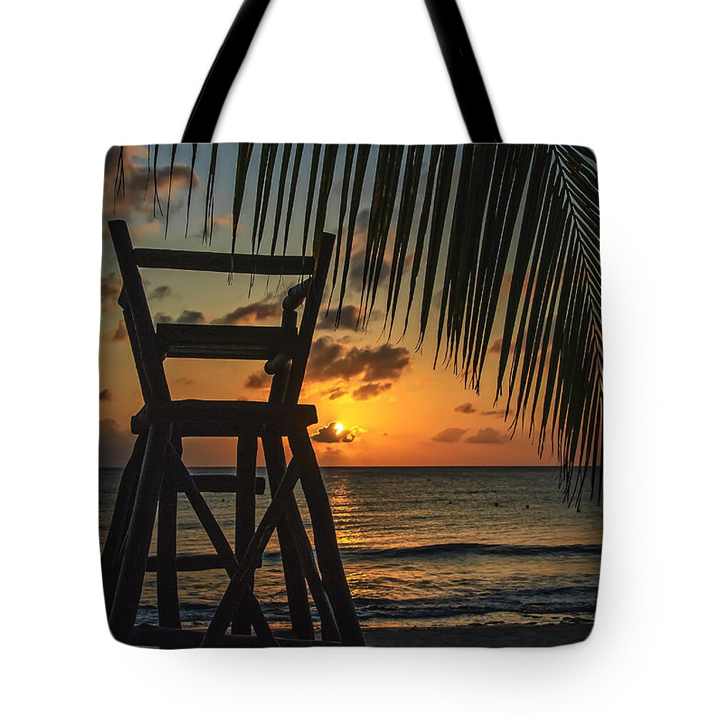 Adventure Tote Bag featuring the photograph Mexican Sunset by Charles Dobbs