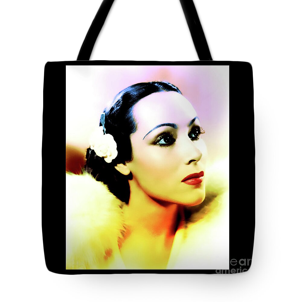 Actress Tote Bag featuring the photograph Mexicanas - Dolores del Rio by Marisol VB