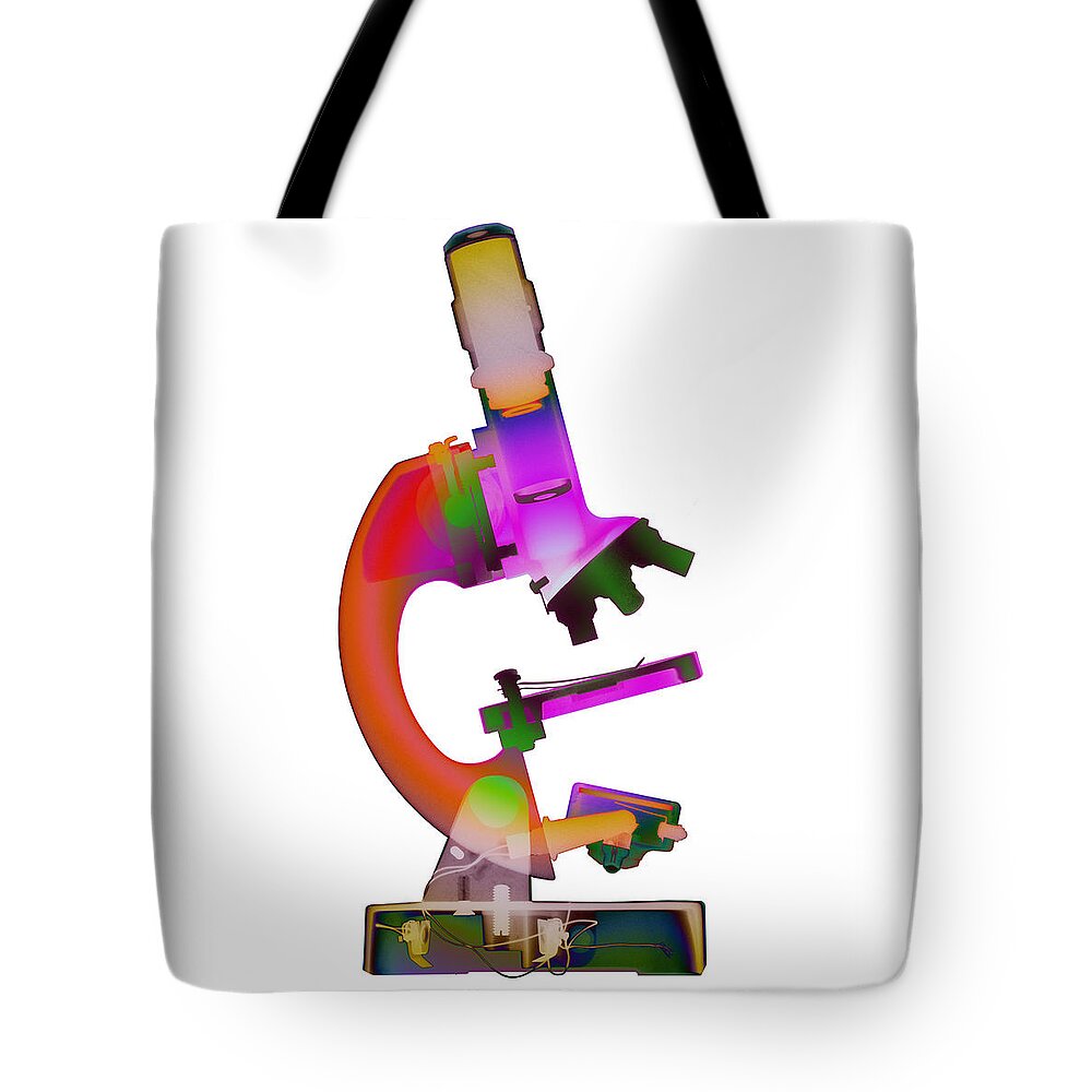 X-ray Art Tote Bag featuring the photograph Microscope X-ray Art Photograph by Roy Livingston