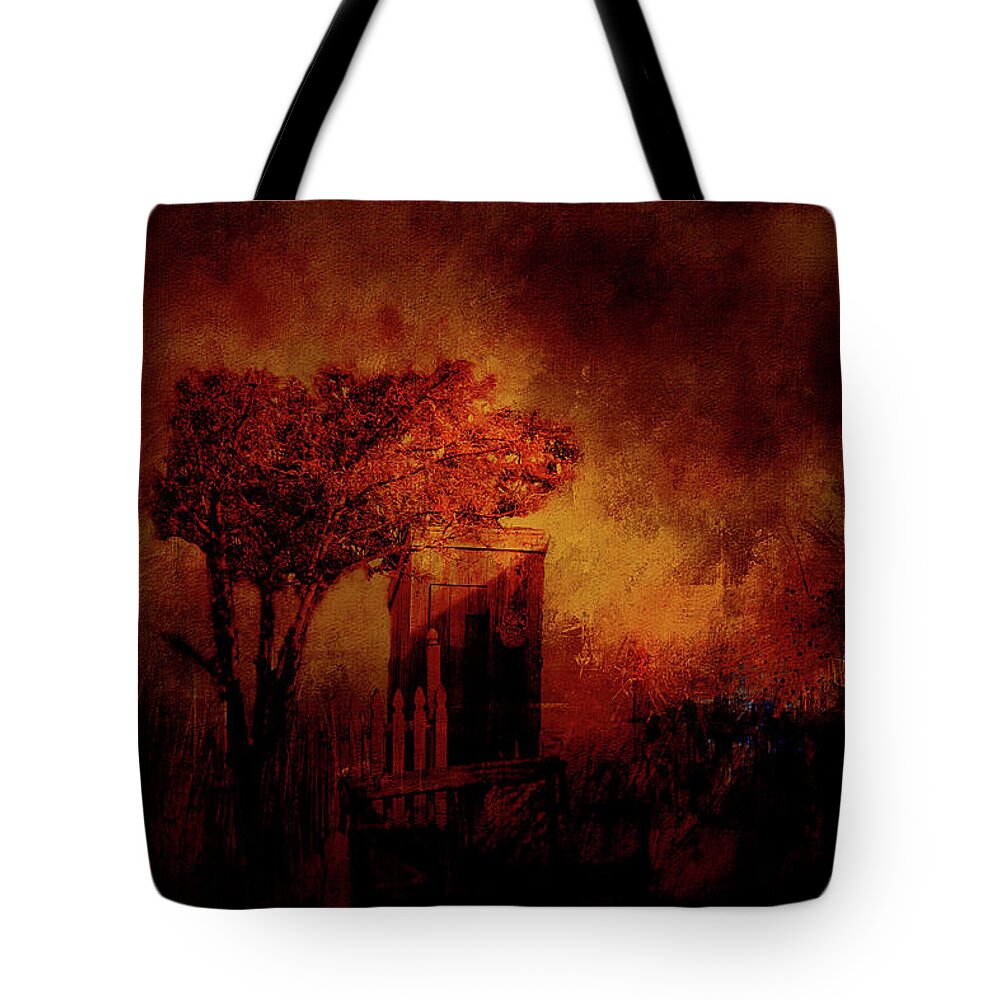 Midnight Tote Bag featuring the digital art Midnight Outing by Theresa Campbell
