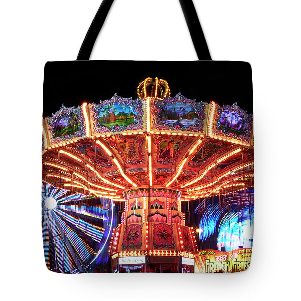 Florida Tote Bag featuring the photograph Midway Magic 5 by David Beebe