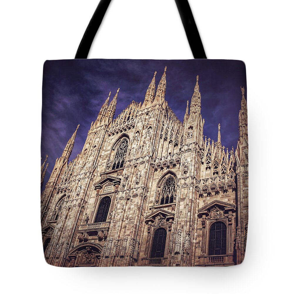 Milan Tote Bag featuring the photograph Milan Duomo by Carol Japp