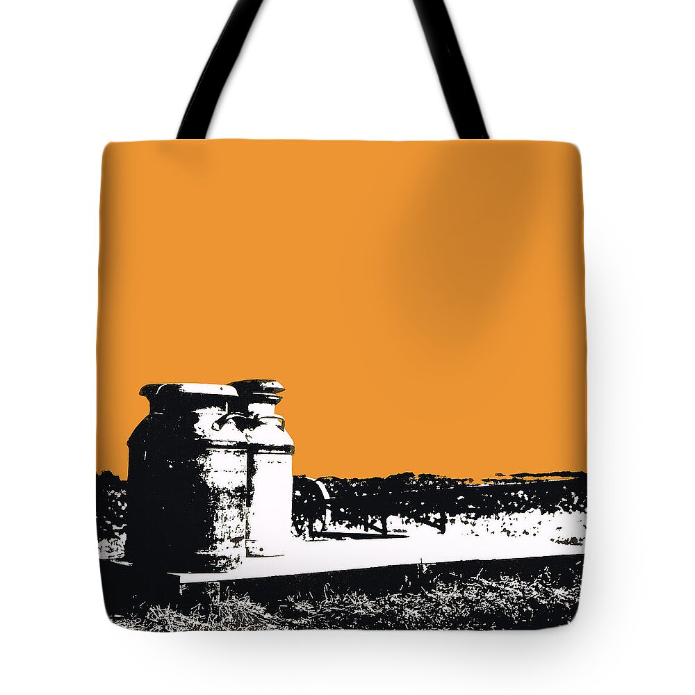 Amish Tote Bag featuring the photograph Milk Cans by James Rentz