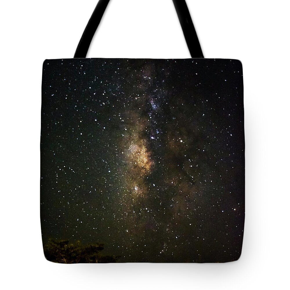 Milky Way Tote Bag featuring the photograph Milky Way Access by Greg and Chrystal Mimbs