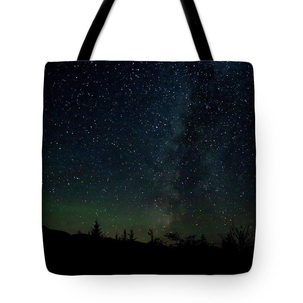 Stars Tote Bag featuring the photograph Milky Way by Benjamin Dahl
