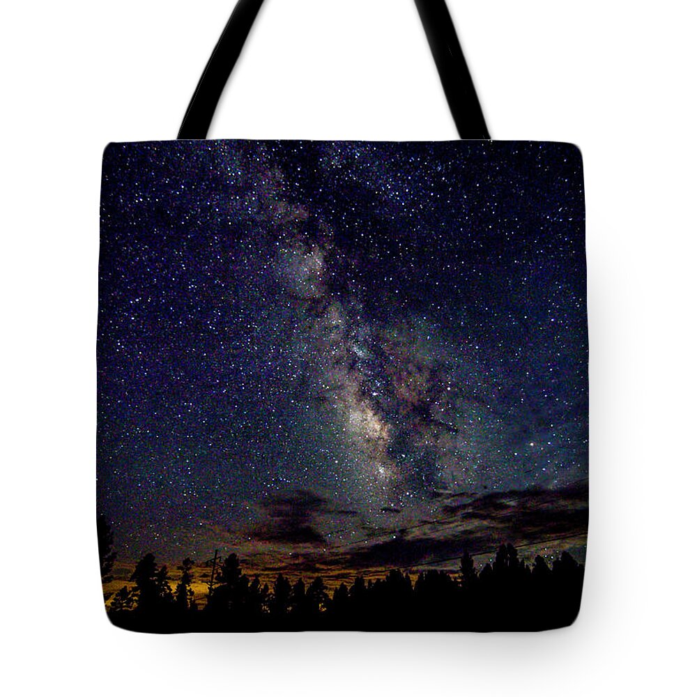 Milky Way Tote Bag featuring the photograph Milky Way by Dorothy Cunningham