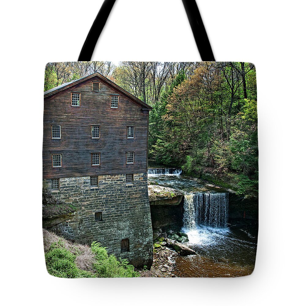 Mill Tote Bag featuring the digital art Mill by Dick Pratt