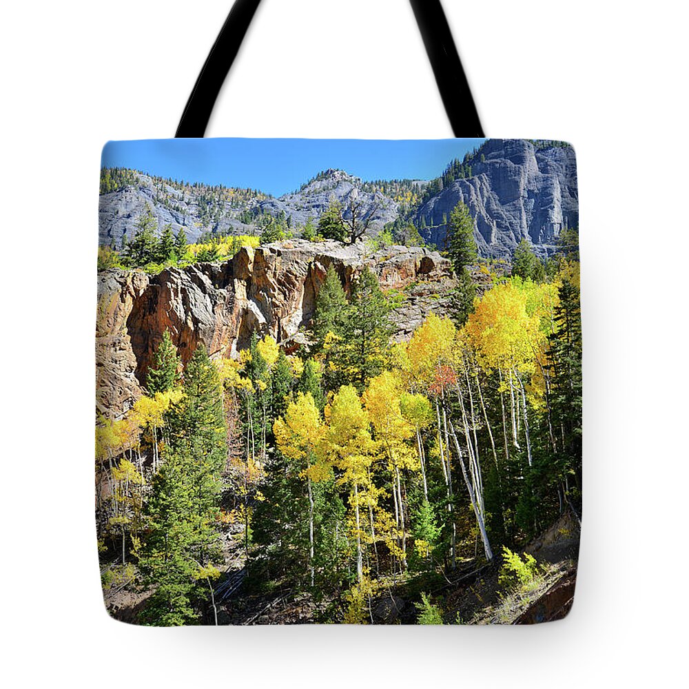 Colorado Tote Bag featuring the photograph Million Dollar Highway 550 by Ray Mathis