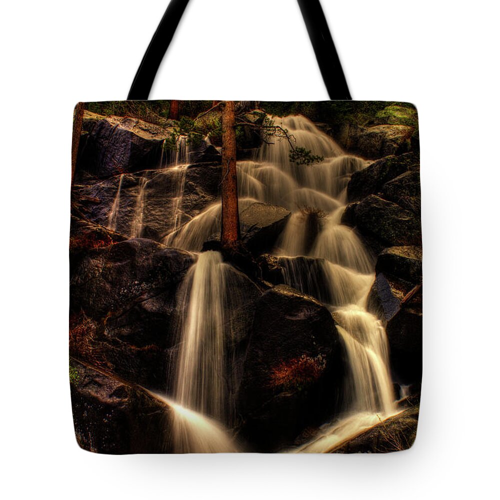 California Tote Bag featuring the photograph Quaking Aspen Falls along Tioga Pass by Roger Passman
