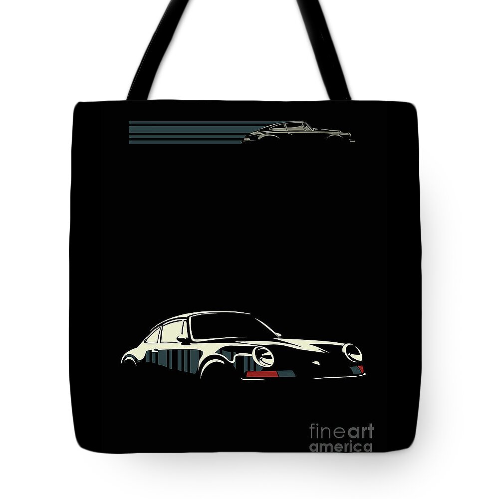 Car Reflections Tote Bags