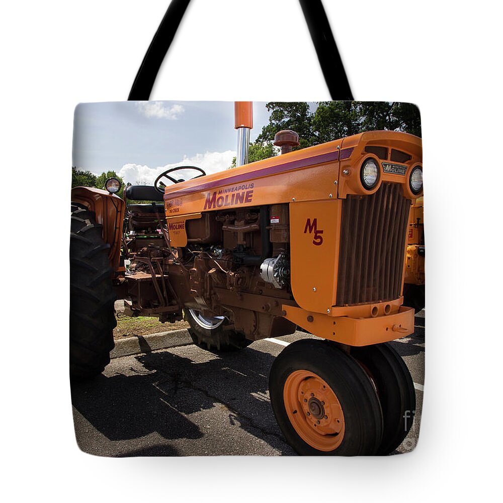 Tractor Tote Bag featuring the photograph Minneapolis-Moline M5 by Mike Eingle