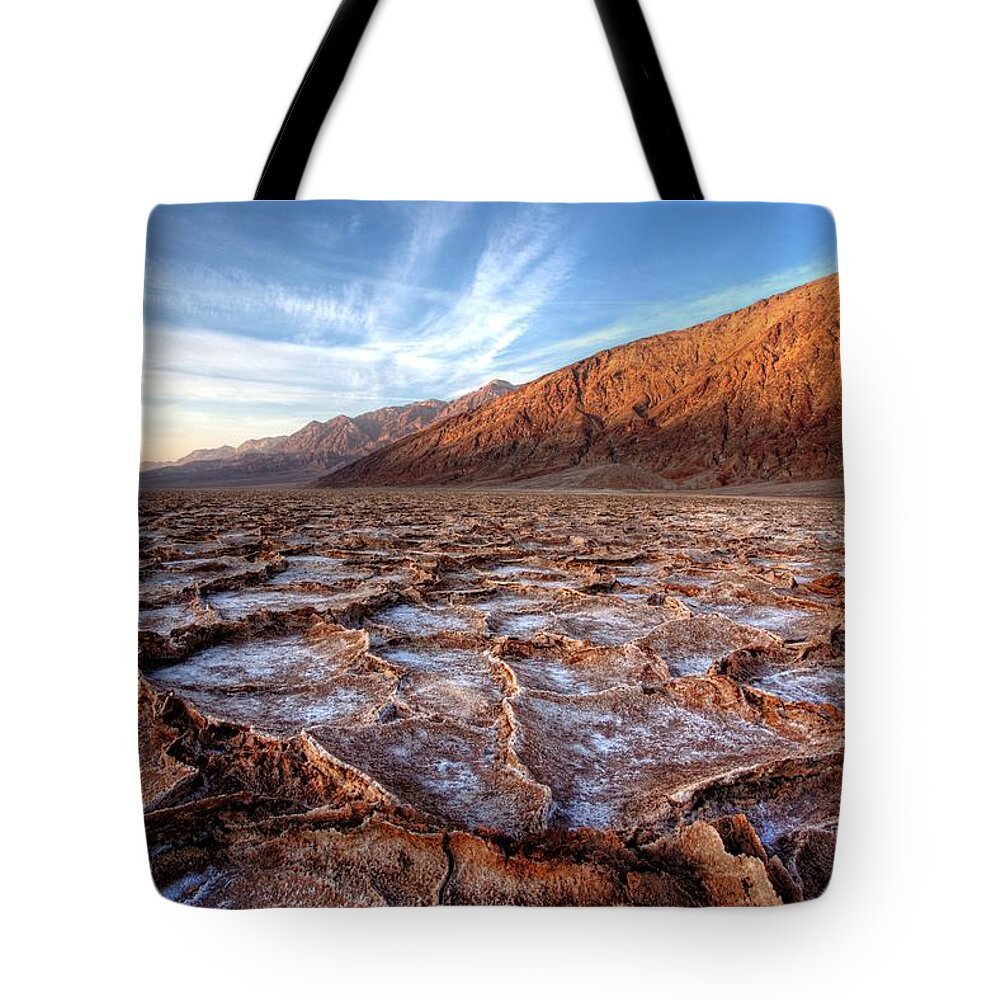 Badwater Tote Bag featuring the photograph Minus 282 by David Andersen