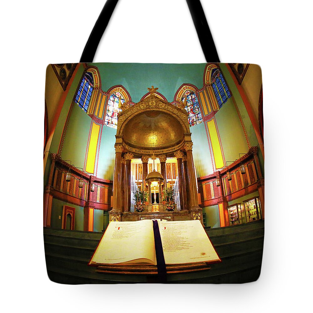 Missal Tote Bag featuring the photograph Missal by Mitch Cat