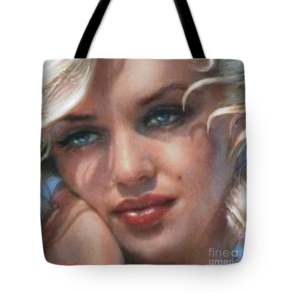 Painting Tote Bag featuring the painting Mm 129 by Theo Danella