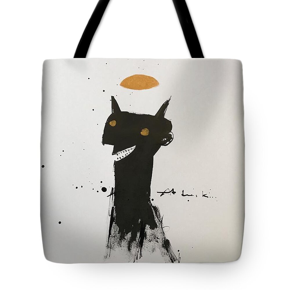  Tote Bag featuring the drawing MMXVII At Dusk by Mark M Mellon