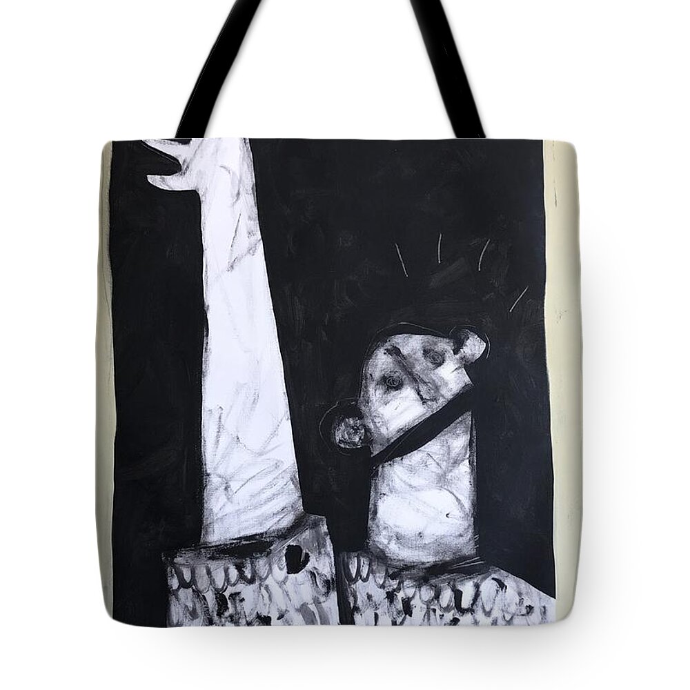  Abstract Tote Bag featuring the painting MMXVII Hope by Mark M Mellon