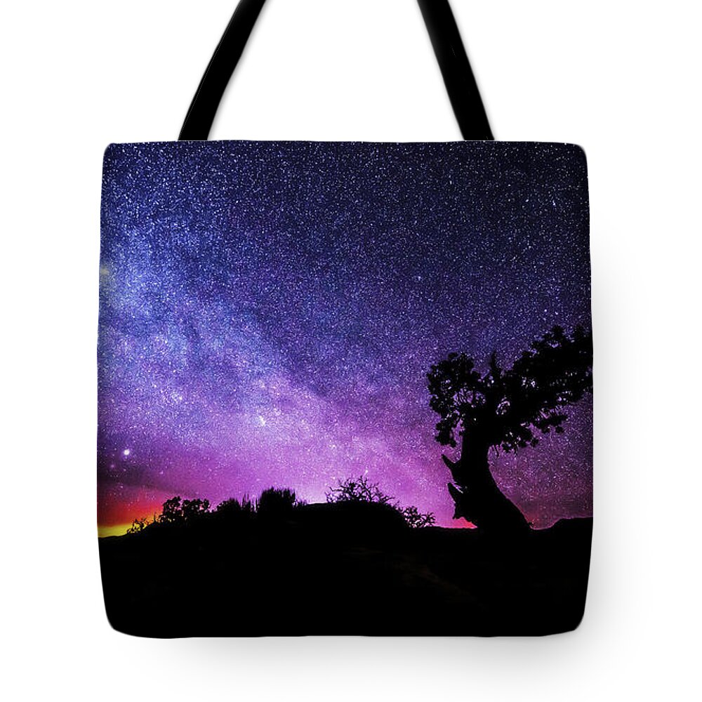 Moab Skies Tote Bag featuring the photograph Moab Skies by Chad Dutson