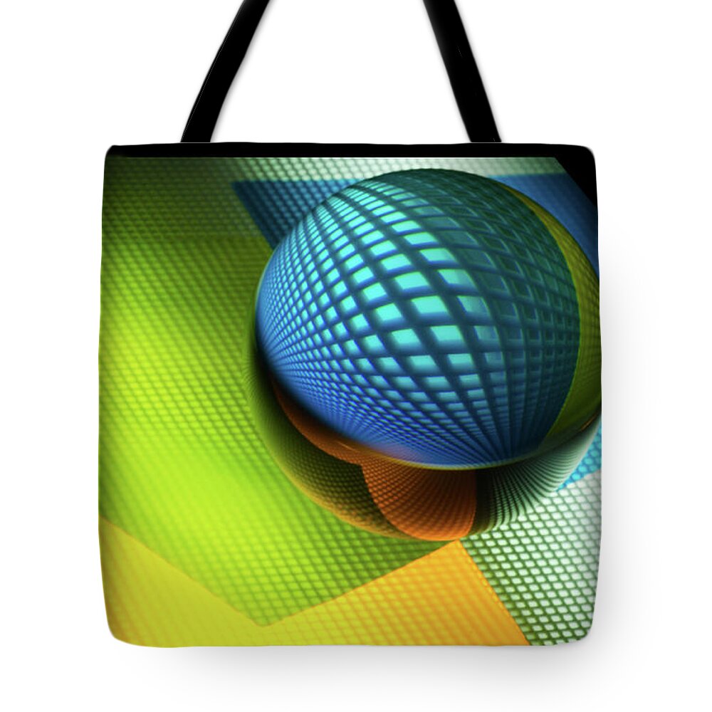 Abstract Tote Bag featuring the photograph Mobius 4 by Bob Christopher