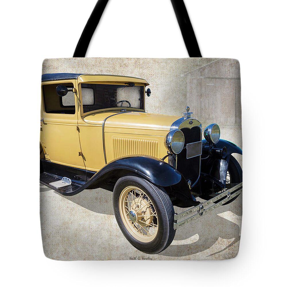 Pickup Tote Bag featuring the photograph Model A Pickup by Keith Hawley