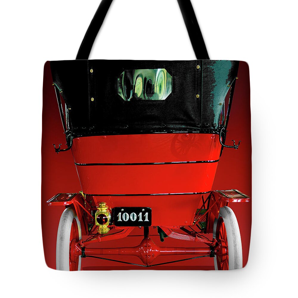 Auto Tote Bag featuring the digital art Model-t 10011 by Anthony Ellis
