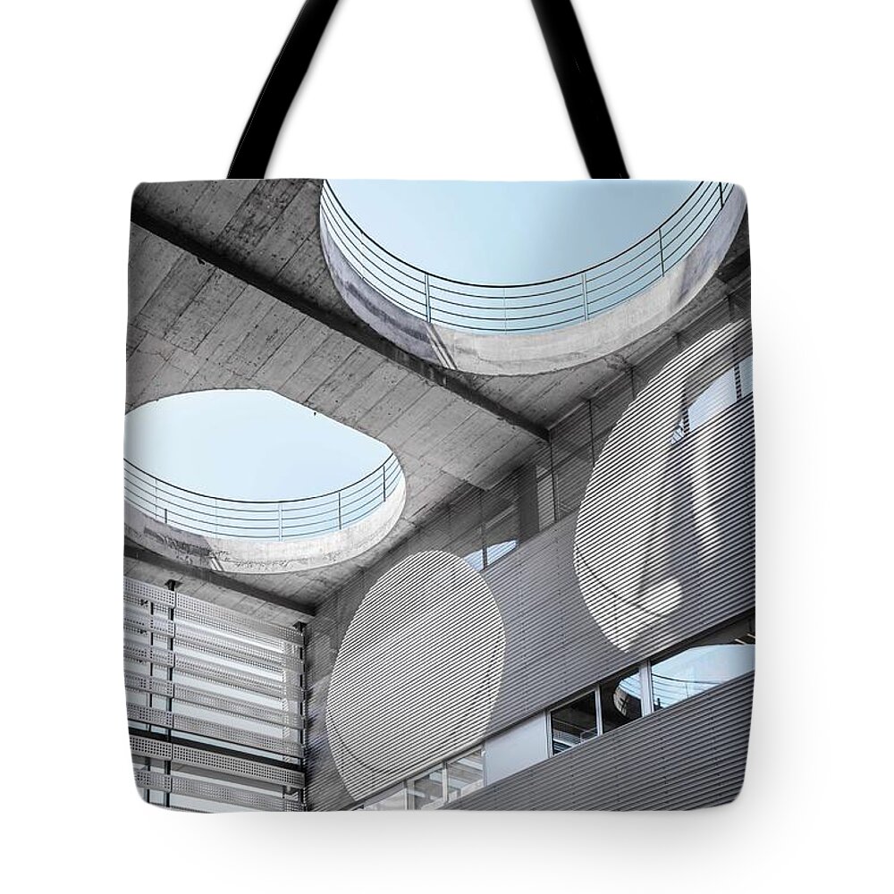Architecture Tote Bag featuring the painting Modern Architectural Building Series - 29 by Celestial Images