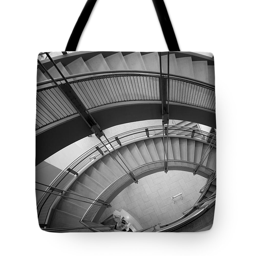  Tote Bag featuring the photograph Modern Stair by Polly Castor
