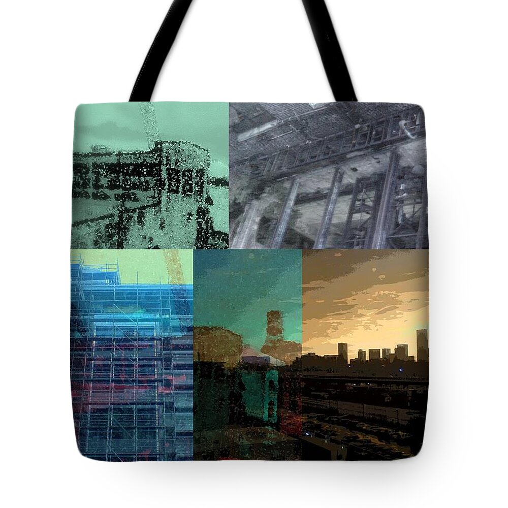 Industry Tote Bag featuring the photograph Modernity In The ATL by Andy Rhodes