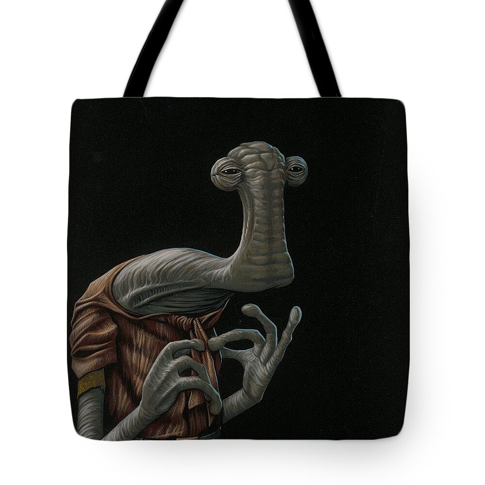 Momaw Nadon Tote Bag featuring the painting Momaw nadon by Jasper Oostland
