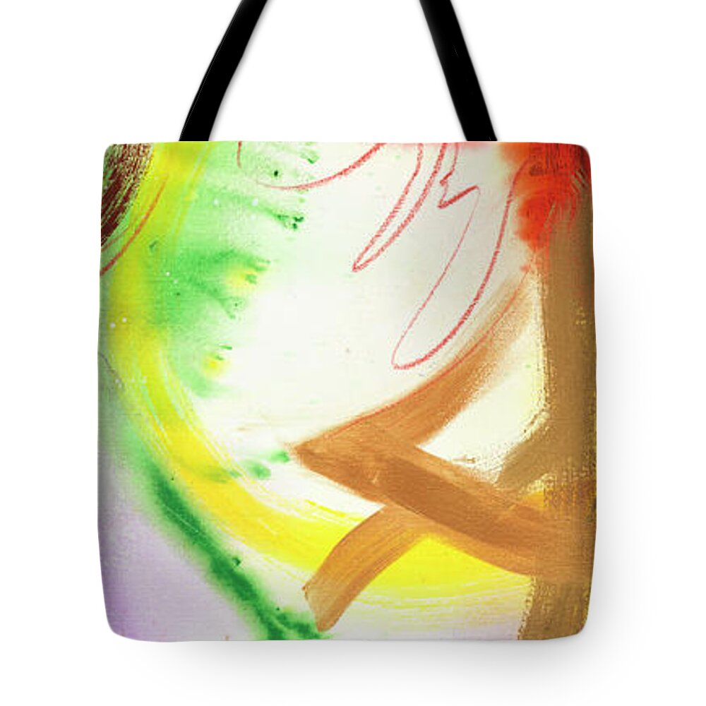 Circular Tote Bag featuring the painting Momo by Pamela Johnson Design