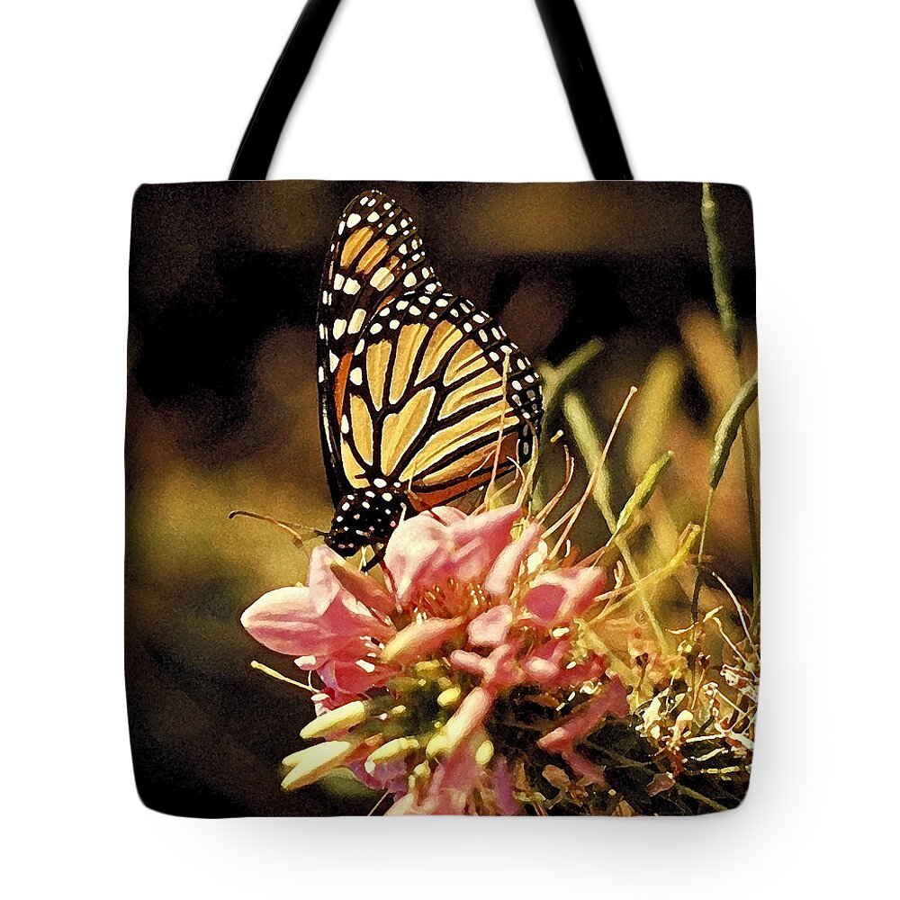 Nature Tote Bag featuring the photograph Monarch B by Thomas Firak