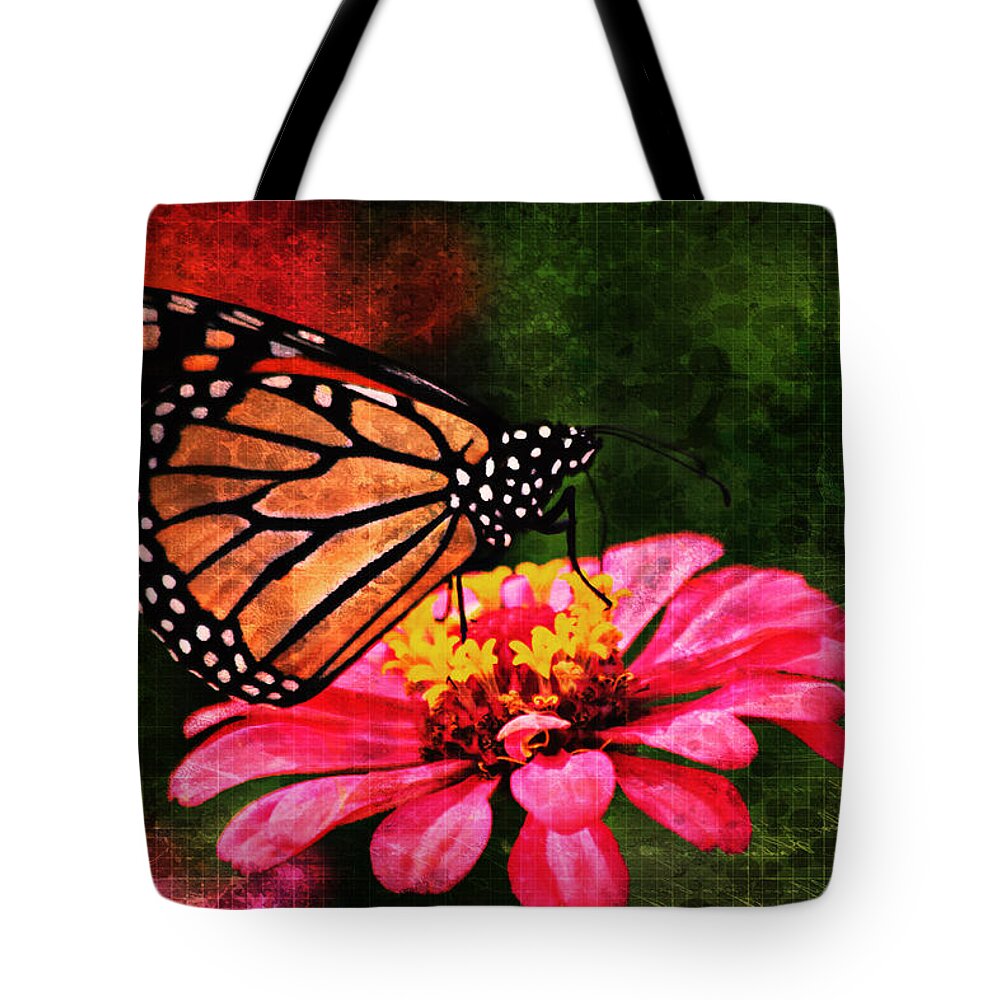 Monarch Butterfly Tote Bag featuring the photograph Monarch Butterfly Dreamer by Anna Louise