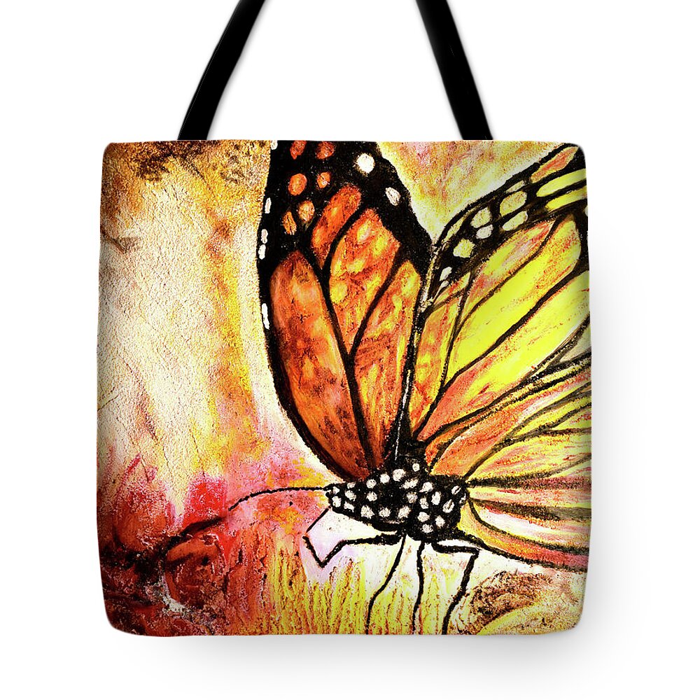 Endangered Species Tote Bag featuring the painting Monarch by Toni Willey