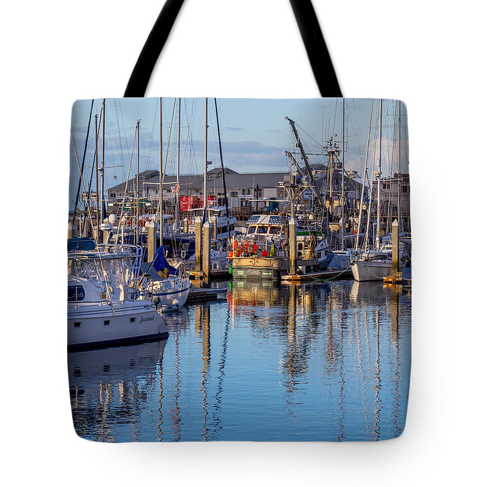 Monterey Tote Bag featuring the photograph Monterey Marina Afternoon by Derek Dean