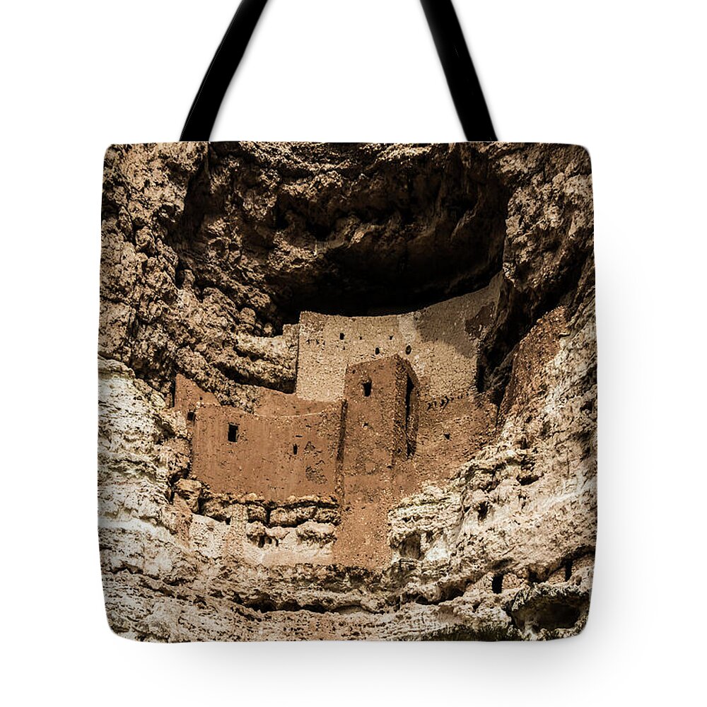 America Tote Bag featuring the photograph Montezuma Castle National Monument, Camp Verde, AZ by Thomas Marchessault