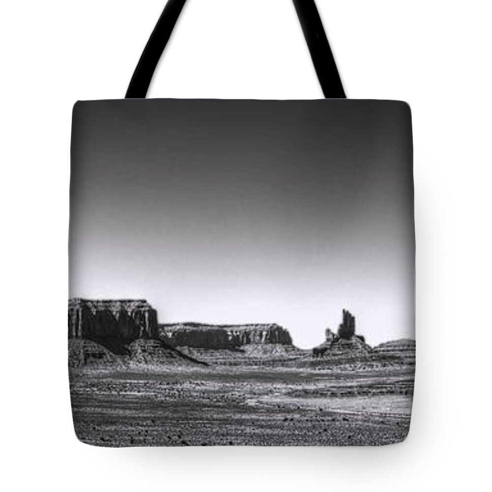 Pictorial Tote Bag featuring the photograph Monument Valley View from Artists Point by Roger Passman