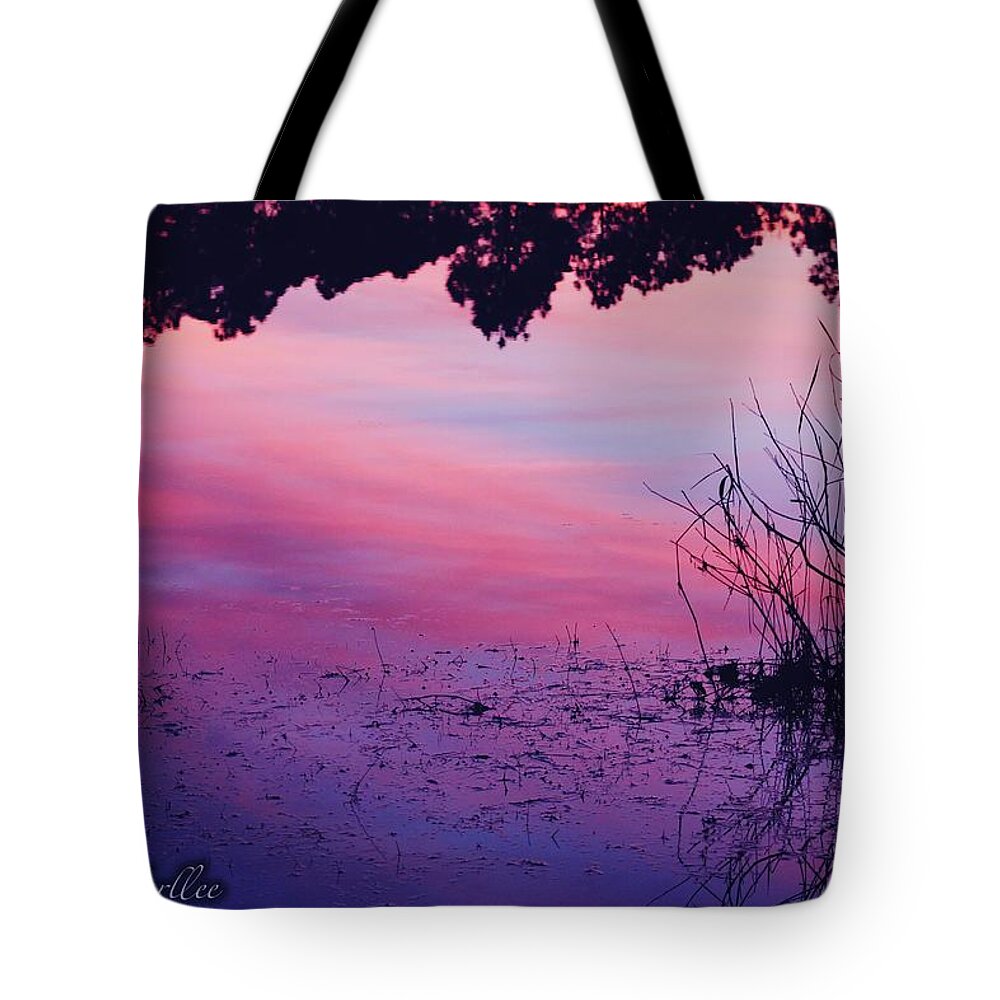  Tote Bag featuring the photograph Mood Lake by Elizabeth Harllee