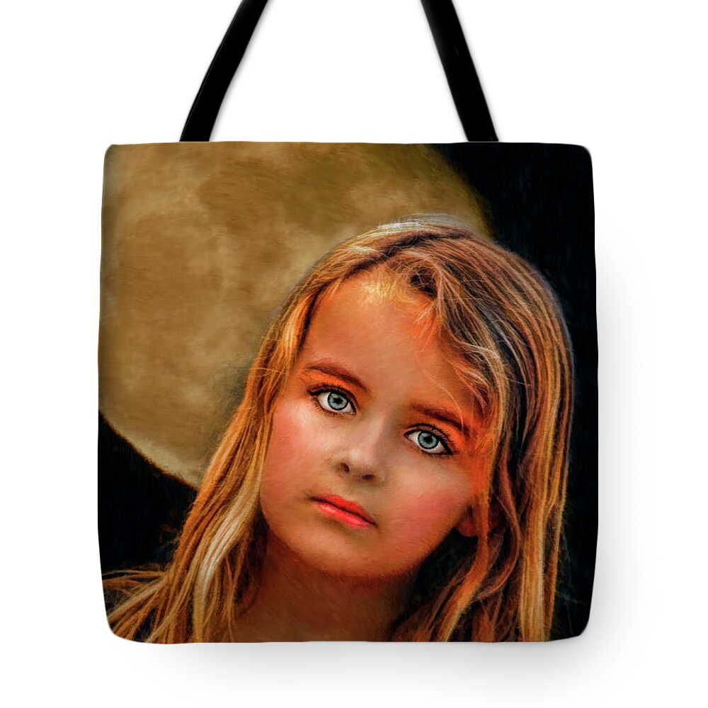  Tote Bag featuring the photograph Moon Child by Blake Richards
