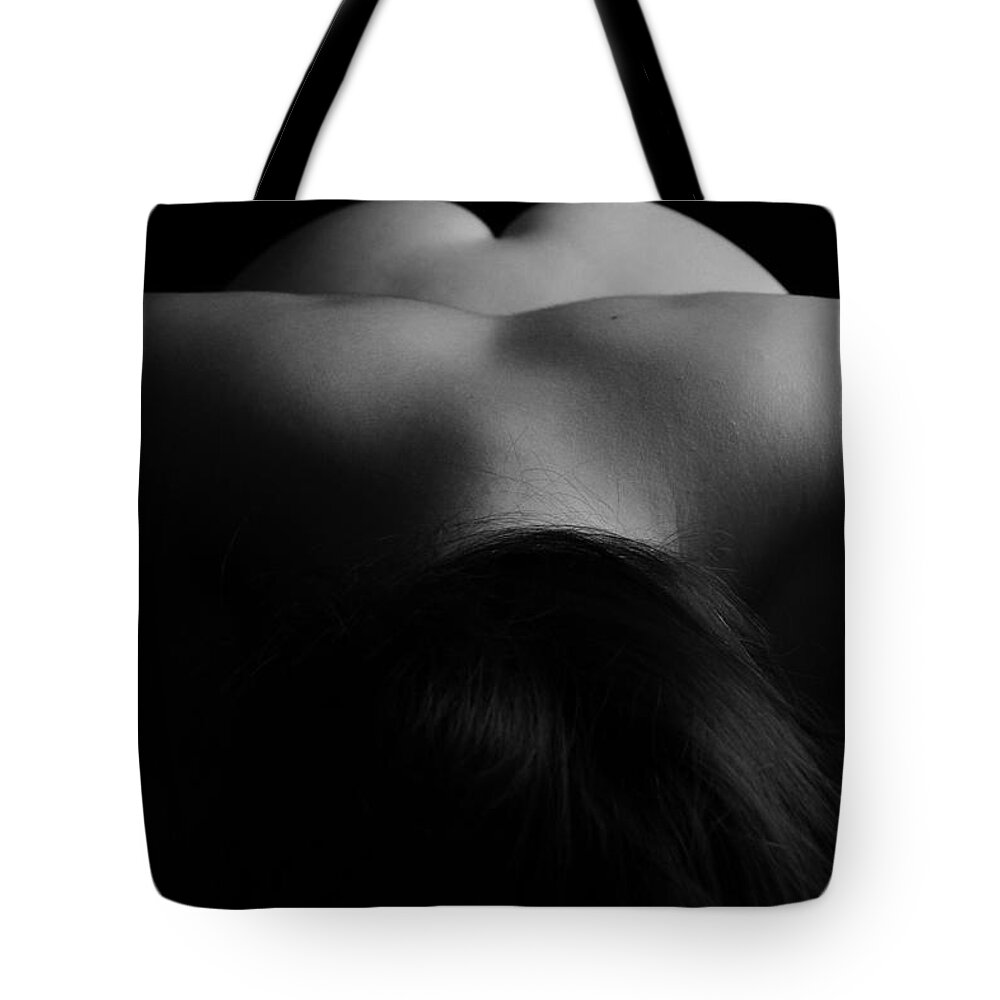 Artistic Photographs Tote Bag featuring the photograph Moon landing by Robert WK Clark