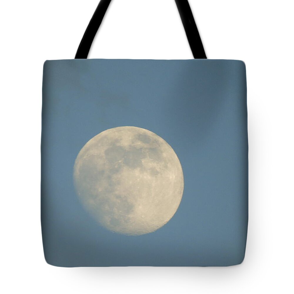  Moon Tote Bag featuring the photograph Moon by Yohana Negusse
