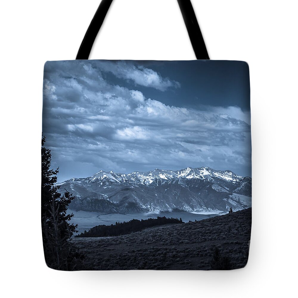 Blues Tote Bag featuring the photograph Moonlit Storm 2 by Al Andersen