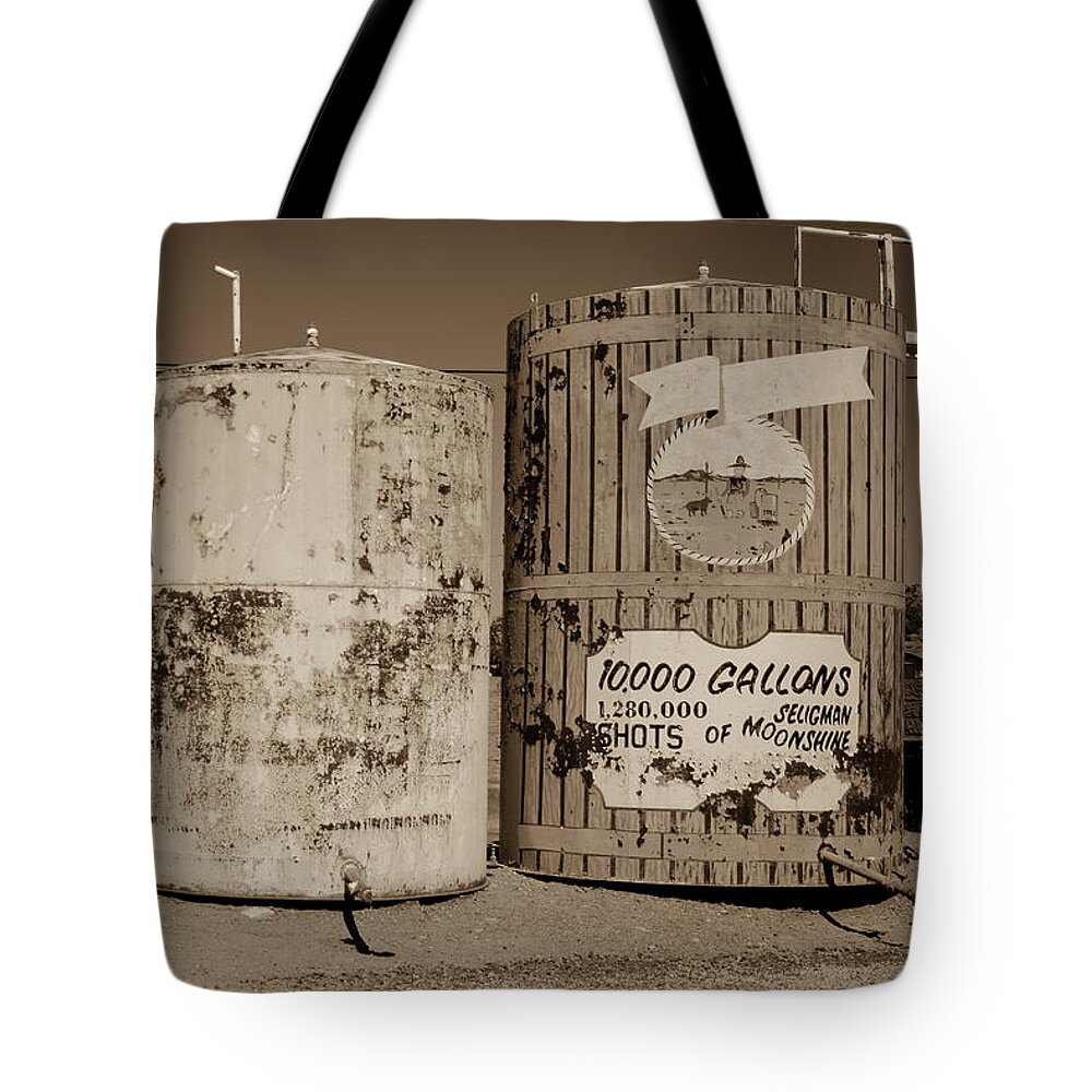 Moonshine Tote Bag featuring the mixed media Moonshine by Darrell Foster
