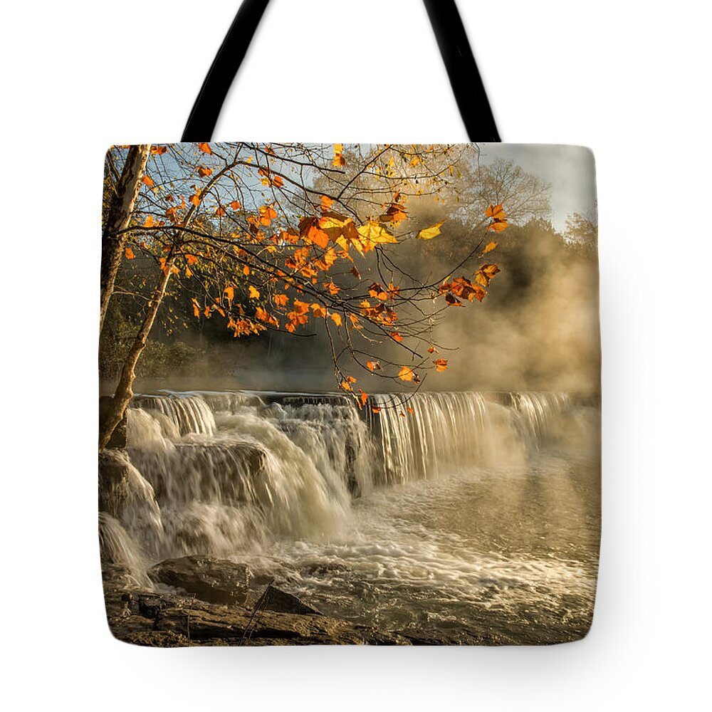 Natural Dam Tote Bag featuring the photograph Morning Bliss by James Barber