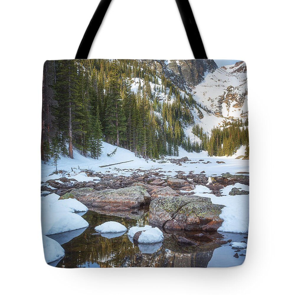 Rocky Mountain National Park Tote Bag featuring the photograph Morning Dreams by Darren White